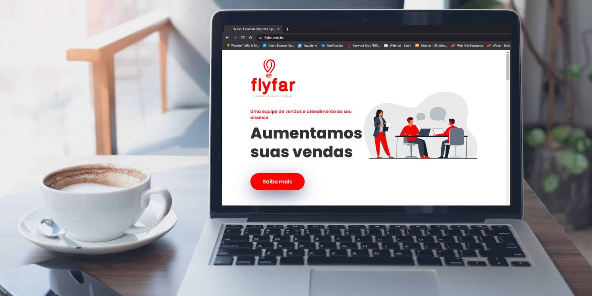 Case de sucesso Goma Digital Criacao de Site Flyfar - Fly Far